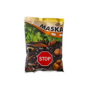 Maska kruta je prirodni poboljšivač tla s repelentnim djelovanjem na zemljišne štetnike kao što je rovac, grčica, krtica i puževi. Pakiranje 500 g.